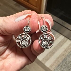Brighton Silver Circular Earrings